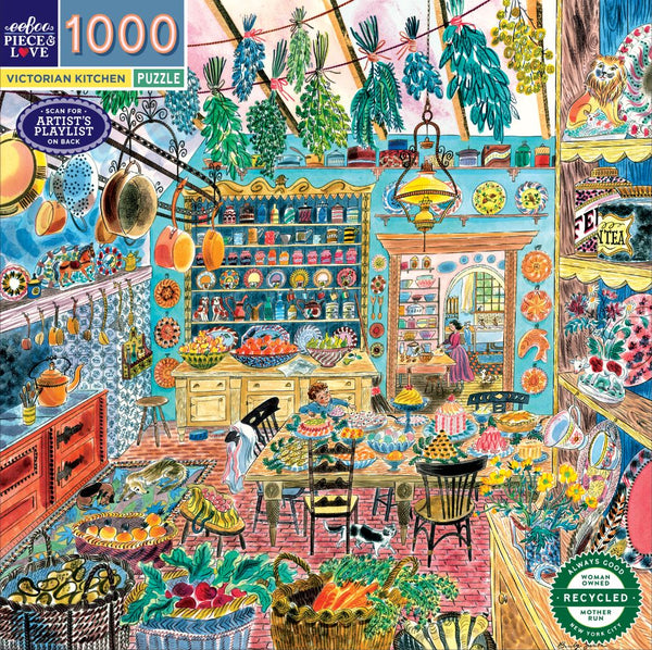 1000 Pc Puzzle - eeBoo - Victorian Kitchen