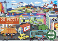 20 Pc Puzzle - eeBoo - Vehicles