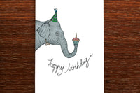 The Nonsense Maker Card - Birthday Elephant