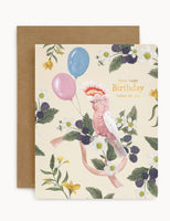 Bespoke Letterpress - Birthday Cockatoo