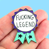 Jubly Umph Lapel Pin - Award Fucking Legend