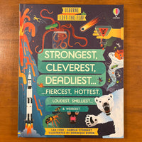 Usborne Lift the Flap - Strongest Cleverest Deadliest (Board Book)