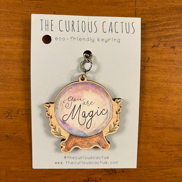 The Curious Cactus Key Ring - You Are Magic