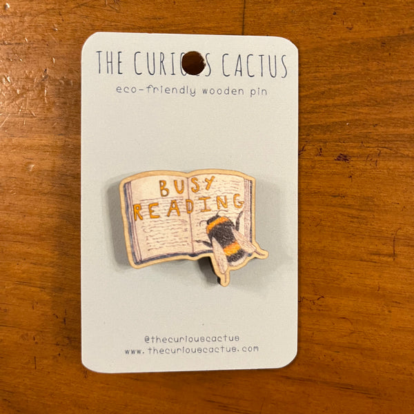 The Curious Cactus Pin - Busy Reading
