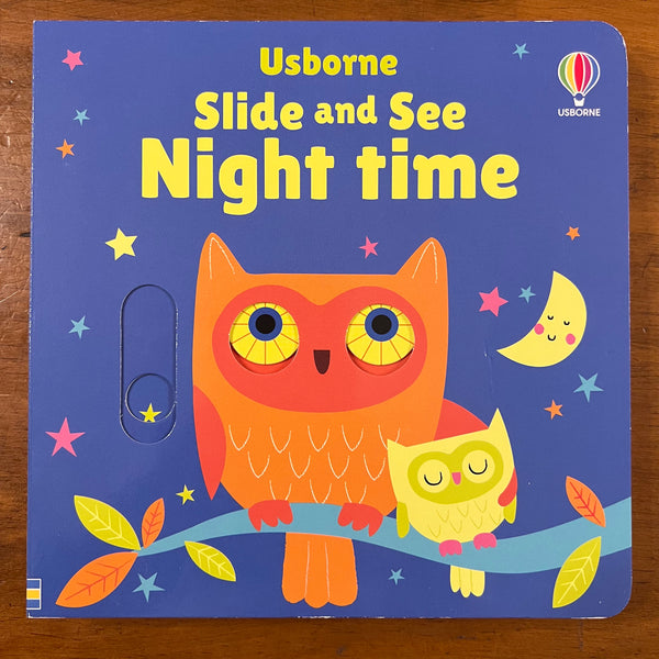 Usborne Slide and See - Night Time (Board Book)