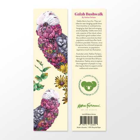 Marini Ferlazzo Bookmark - Galah Bushwalk