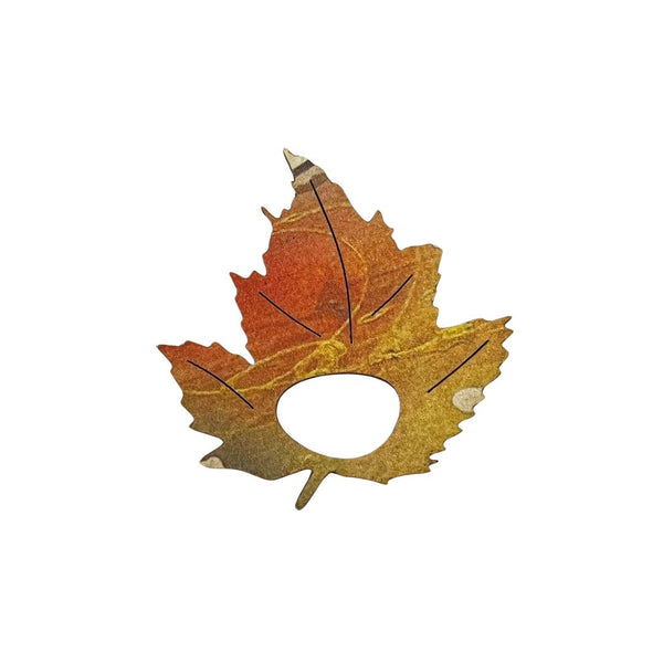 Glasses Brooch - Autumn Leaf