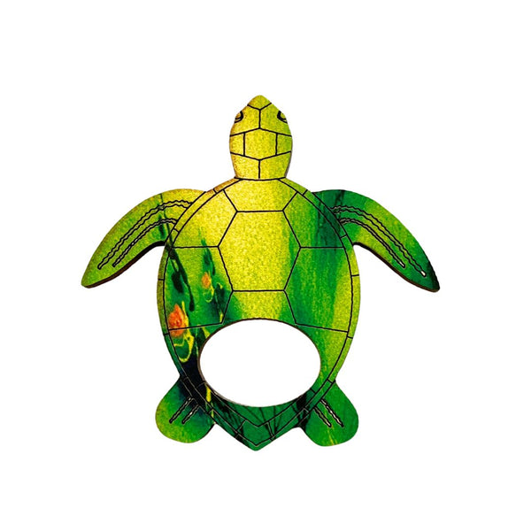 Glasses Brooch - Turtle