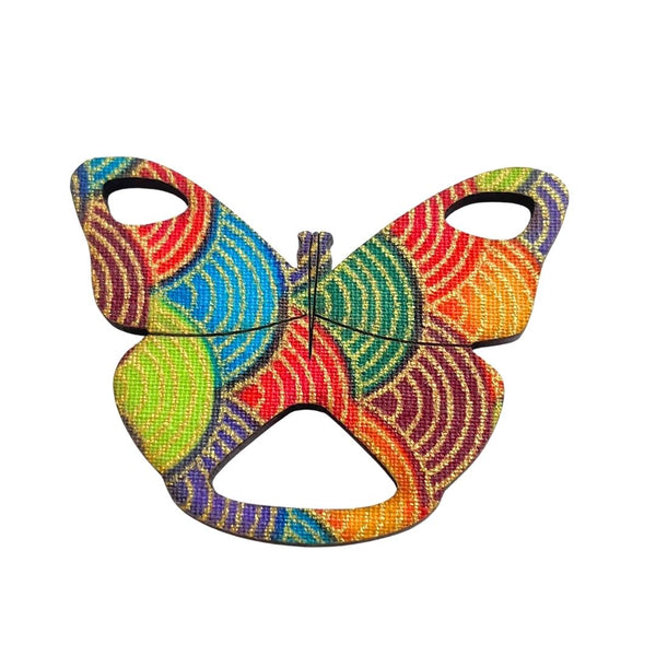 Glasses Brooch - Butterfly