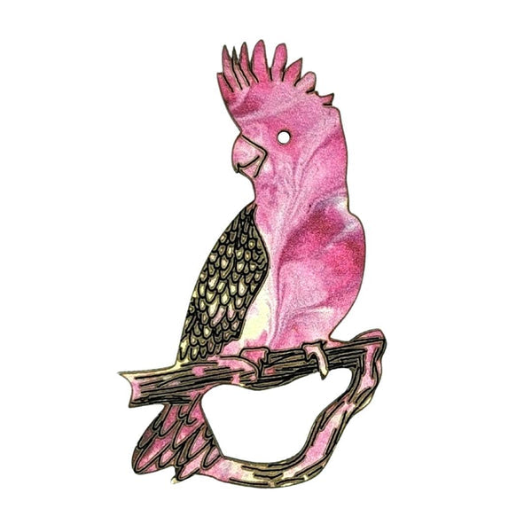 Glasses Brooch - Galah
