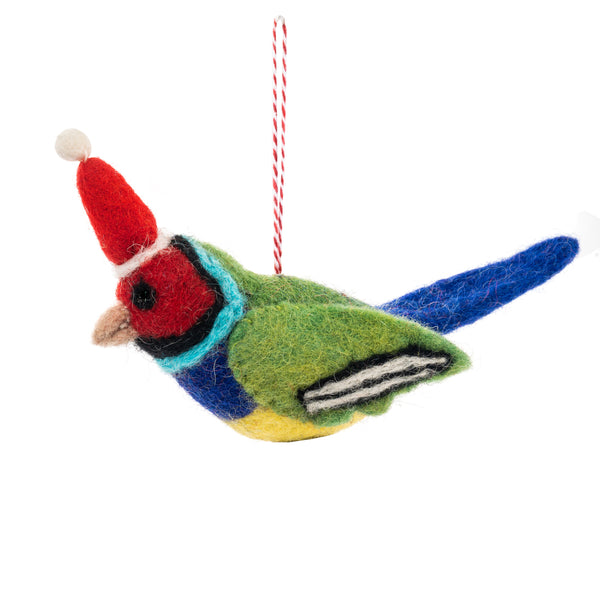 Felt Ornament - Aus Gouldian Finch Fae