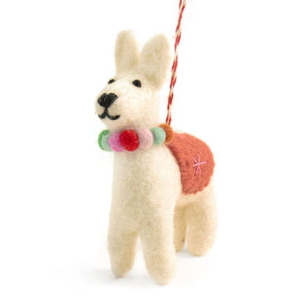 Felt Ornament - Llama Lily