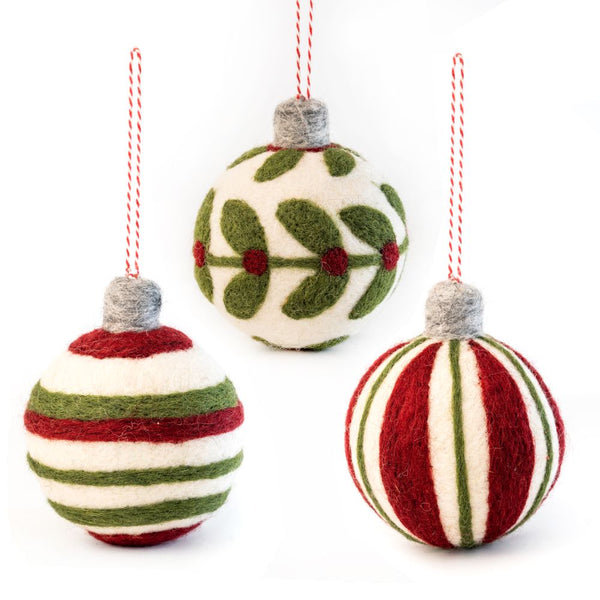 Felt Baubles