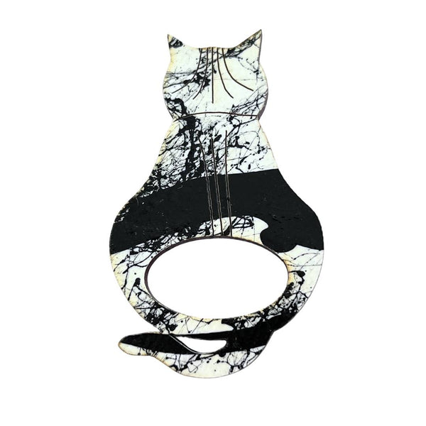 Glasses Brooch - Cat Attitude
