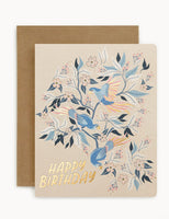 Bespoke Letterpress - Birthday Parrots