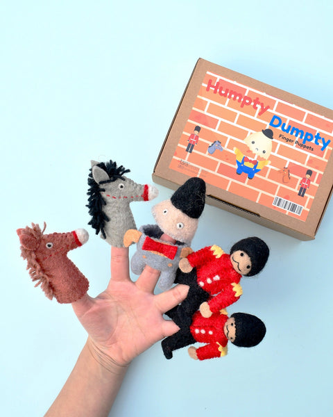 Hand Puppet Mocking Felt Story Finger Puppets - Humpty Dumpty – Mockingbird Lounge