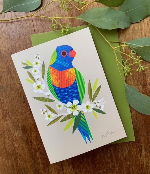 Greeting Card - Rainbow Lorikeet