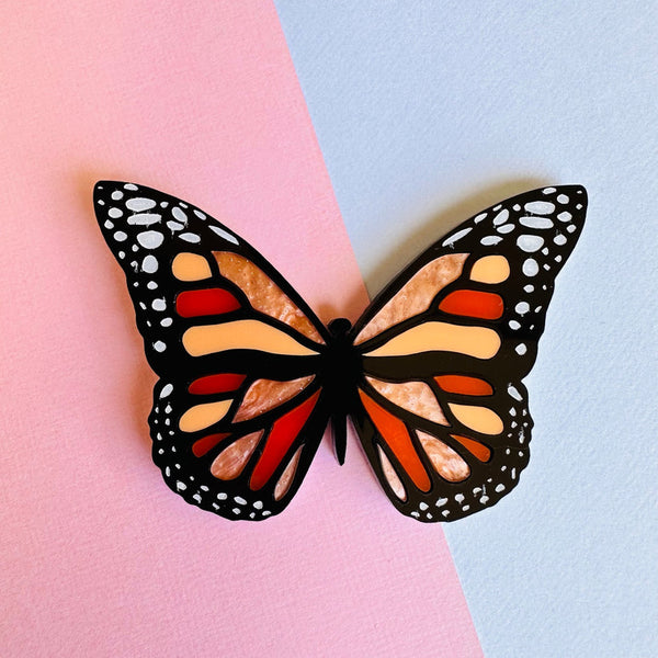 Mox & Co Brooch - Monarch Butterfly