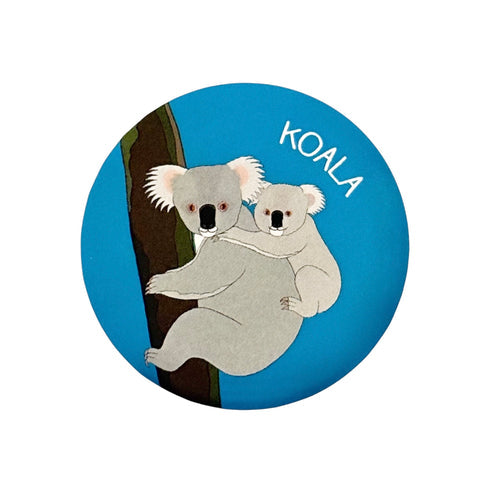 Red Parka Bottle Opener Magnet - Koala