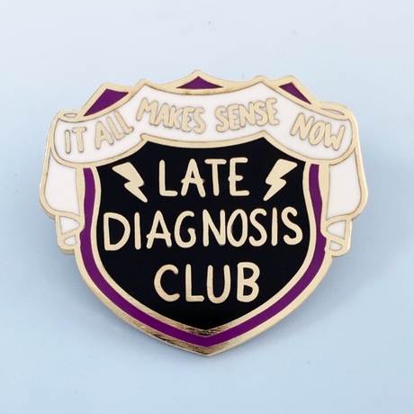 Jubly Umph Lapel Pin - Late Diagnosis Club