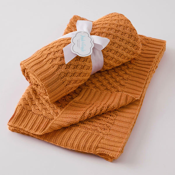 Pilbeam Blanket - Basket Weave Biscuit