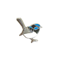 Red Parka Pin - Superb Fairy Wren