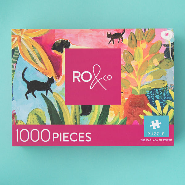 1000 Pc Puzzle - Ro & Co - Cat Lady of Porto