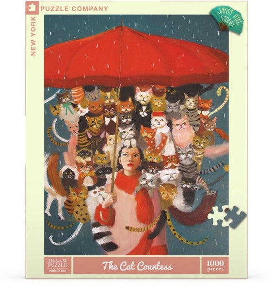 1000 Pc Puzzle - NYPC Janet Hill - Cat Countess