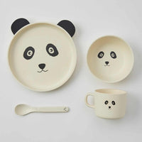 Pilbeam Dinner Set - Animal Faces - Panda