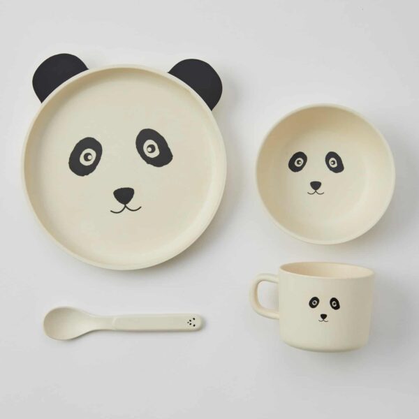 Pilbeam Dinner Set - Animal Faces - Panda