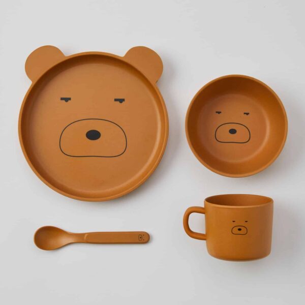 Pilbeam Dinner Set - Animal Faces - Bear