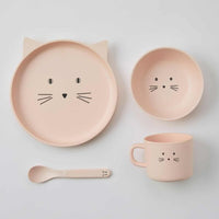 Pilbeam Dinner Set - Animal Faces - Kitten