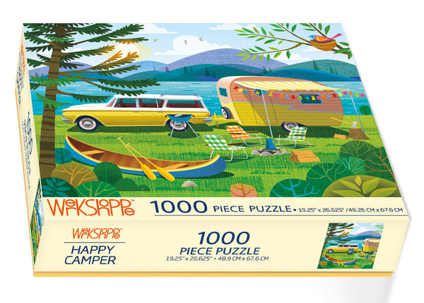 1000 Pc Puzzle - WerkShoppe - Happy Camper
