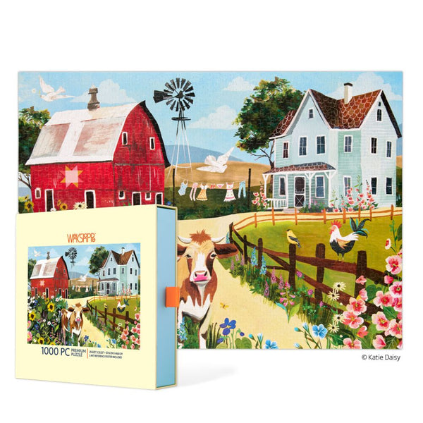 1000 Pc Puzzle - WerkShoppe - Wildflower Farm