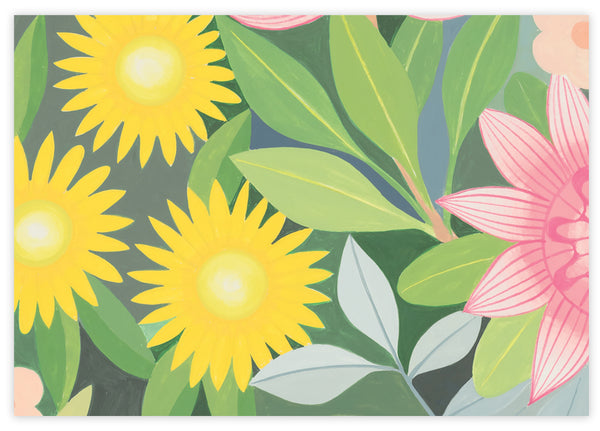 Earth Greetings Folded Wrapping Paper - Bush Bouquet