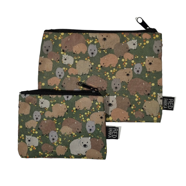 Red Parka Pouch Large - Wombat