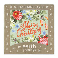 Earth Greetings Christmas Card Pack - Christmas Blooms
