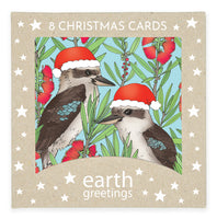 Earth Greetings Christmas Card Pack - Jolly Kookaburras