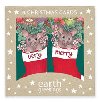 Earth Greetings Christmas Card Pack - Merry Possums