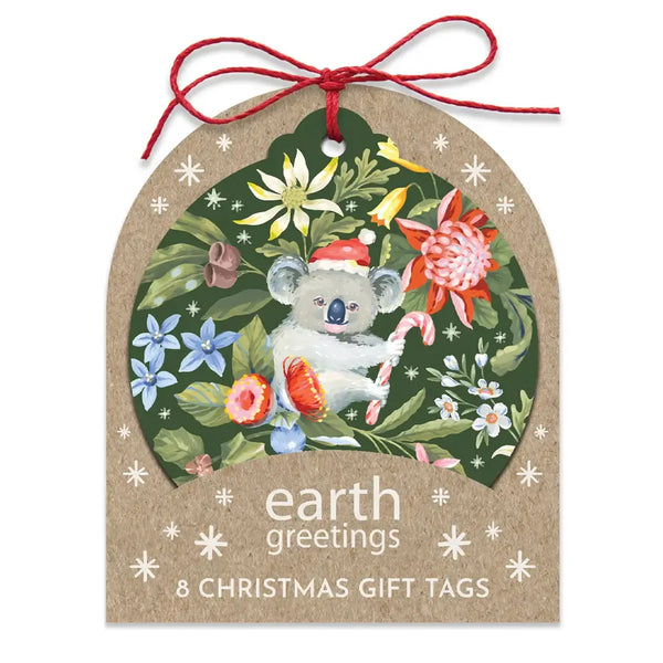 Earth Greetings Christmas Gift Tags - Christmas Koala