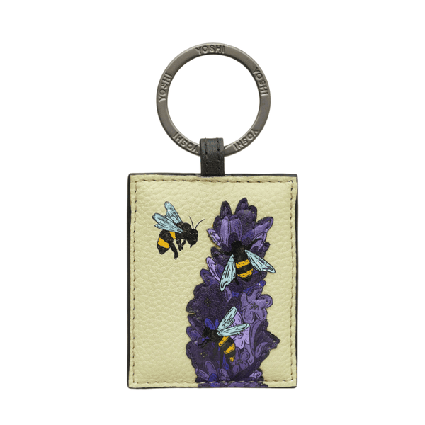 Yoshi Leather Keyring - Lavender Light