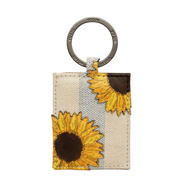 Yoshi Leather Keyring - Sunflower Bloom