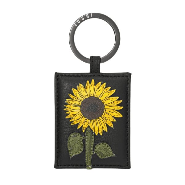 Yoshi Leather Keyring - Sunflowers