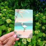 Happily Plants Pin - Bird Pink Flamingo
