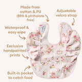 Frill Snuggle Bib - Alice’s Tea Party