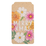 Gift Tag 10 Pack - Merry Xmas Blooms