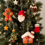 Felt Christmas Ornament - Gingerbread Man