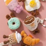 2pk Stroller Toys Mini Market Brunch - Boba Tea & Donut