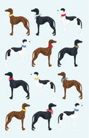 Tea Towel - Greyhound