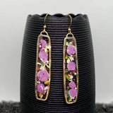 MQ Dangles - Pink Hydrangea Dried Flower Rectangular